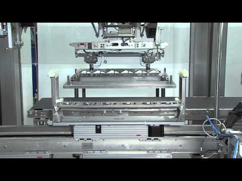 Robotic packaging line from Schubert with fully automatic tool change