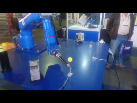 MachineNation Ep. 5 Yaskawa Industrial Robot playing with ping pong balls.