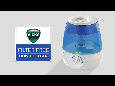 Vicks Filter-Free Ultrasonic Cool Mist Humidifier V4600 - How to Clean