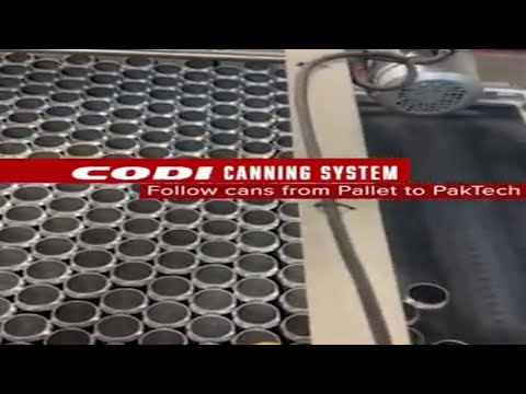 Codi Canning System: Pallet to PakTech