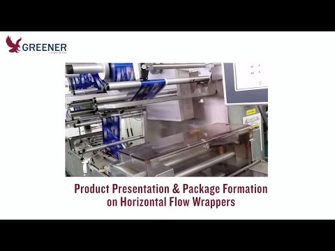 Product Presentation &amp; Package Formation on Horizontal Flow Wrappers - Greener Corporation