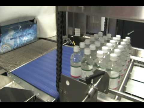 Shrink Wrap Water Bottles w/ Printed Film