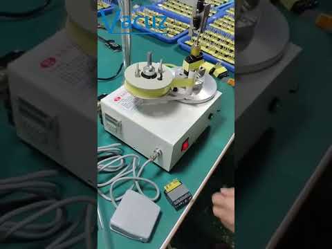 Vacuz Semi Automatic Big Transformer Bobbin Coil Insulation Tape Wrapping Machine