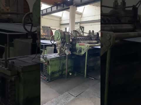 used metal coils processing line slitter / slitting GUIDA 1500 X 8 mm video slitter guida 1500 x 8