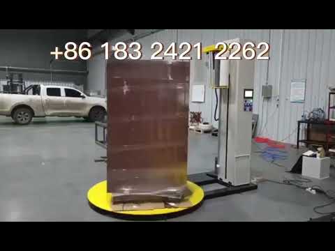 Automatic pre-stretch film pallet wrapping automatic packing machine