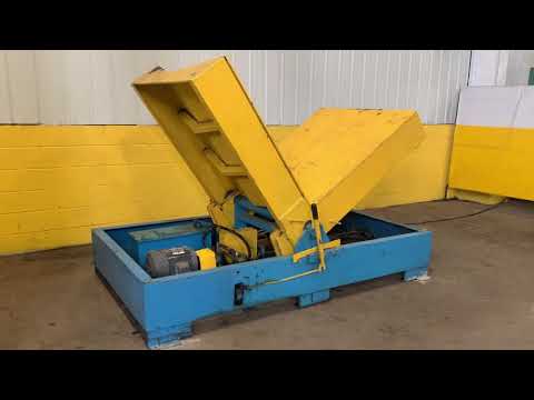 10,000 LBS X 50&quot; X 50&quot; PRO LIFT HYDRAULIC UPENDER COIL FLIPPER YODER BROTHERS MACHINERY STOCK #13137