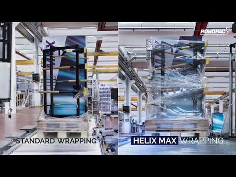 HELIX MAX rotating arm automatic stretch wrapper by Robopac USA