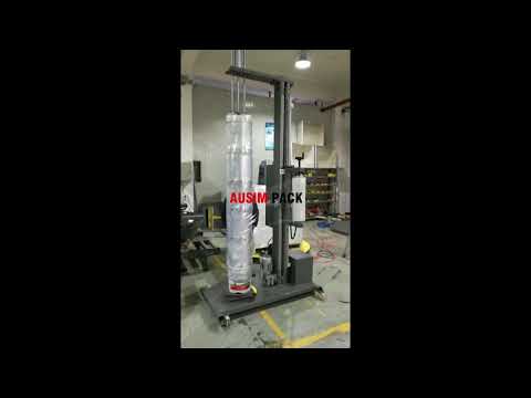 Vertical stretch wrapping machine carton box PE film wrapper