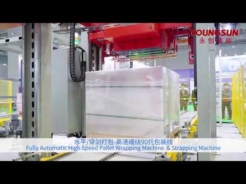 Fully Automatic Pallet Wrapping Machine &amp; Strapping Machine