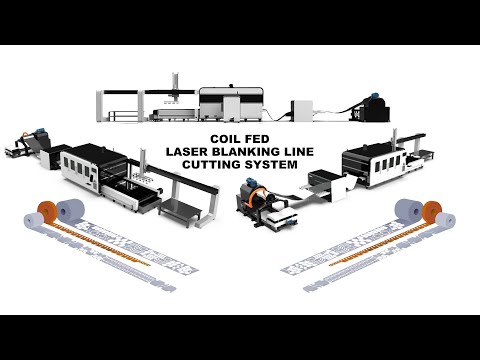 2023 Best Laser Blanking Line Machine: Automatic Coil Fed Laser Cutting System