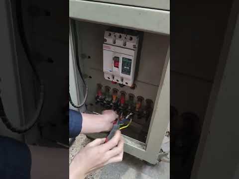 How to connect the wire for tubes filling and sealing machine