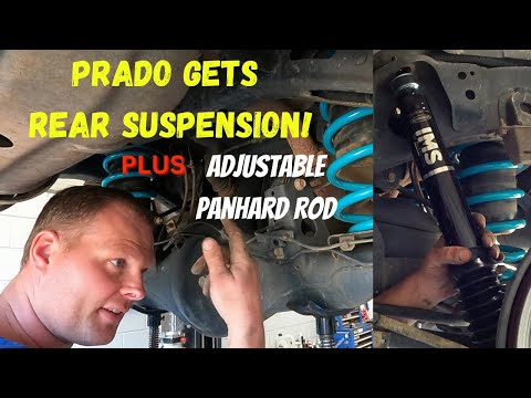 Prado Gets an Upgrade - Rear Suspension 400kgs with adjustable Panhard Rod Dobinsons