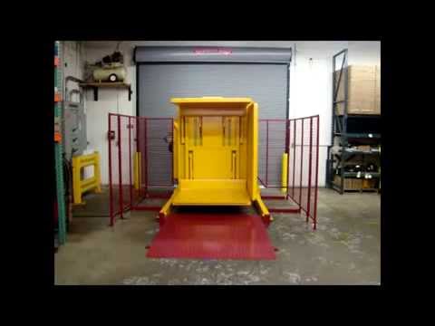 Optimum Ramp Loaded Dual Clamp Pallet Inverter