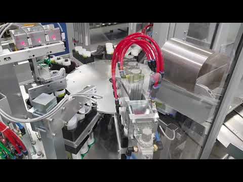 Fully automatic grease cartridges filling and packing line