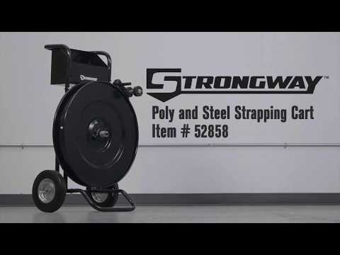 Strongway Poly and Steel Strapping Cart