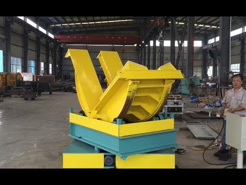 Coil upender with turntable &amp; rotary tilter