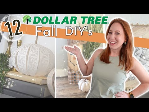 12 Dollar Tree fall home decor DIY&#039;s on a budget