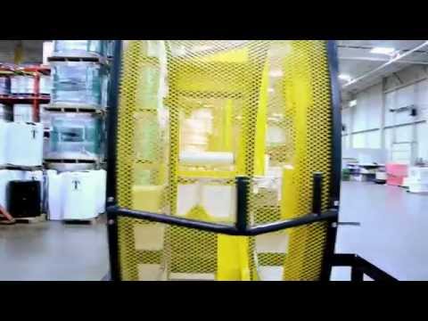 Yellow Jacket Orbital Stretch Wrap Machine Demo