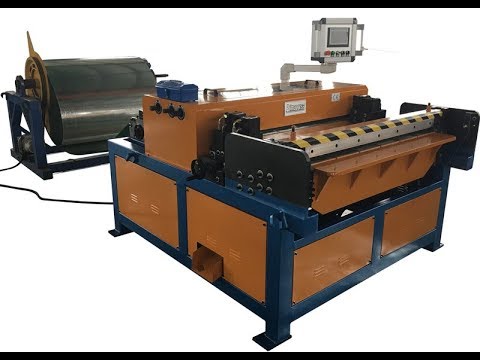 OEM cut to length line steel coil slitting machine 2x1500mm