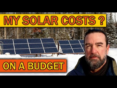 WHAT I PAID - CHEAP - ENTIRE DIY SOLAR SYSTEM