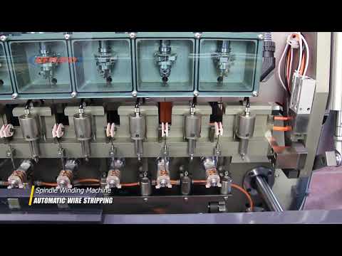 Fully Automatic Coil Winding Machine. Coil Production Machinary. Coil Winder Technology.