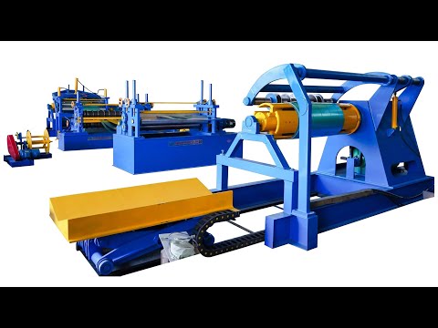 How to operate metal coil slitting line, 1500*5mm, 12 strips, 20m speed, Victor, Chile