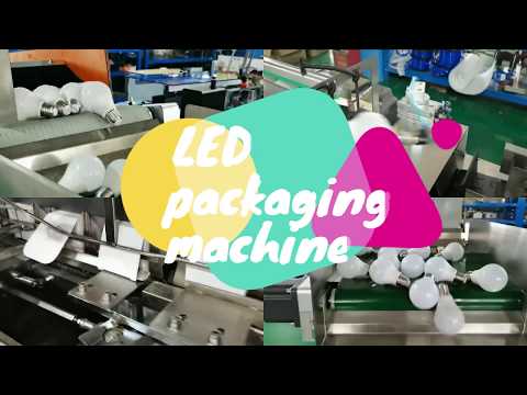 Automatic bulb packaging line-packaging machine cartoning machine