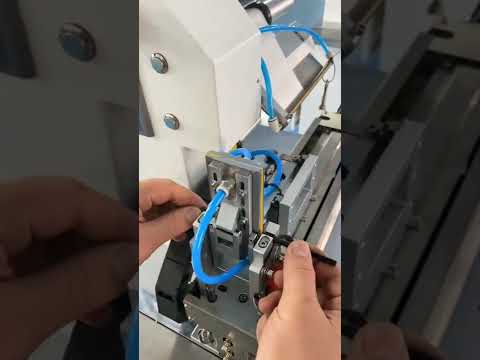 Straw label folding labeling machine cable labeling machine