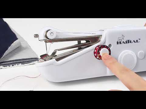 How to use / operate Handheld Sewing Machine -HAITRAL