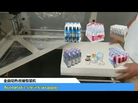 Automatic food shrink wrapper and pallet wrapping