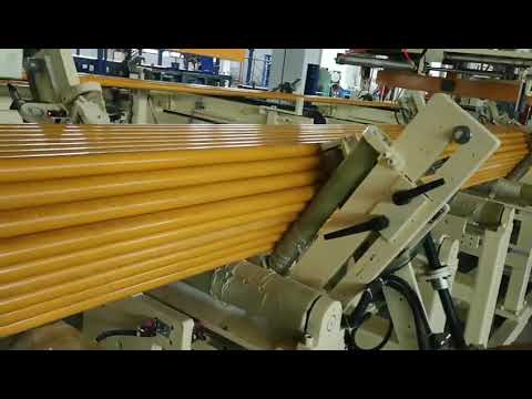 Steel tube bundle stacking and strapping packing line