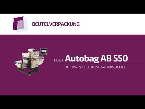 Beutelverpackungsmaschine Autobag AB550