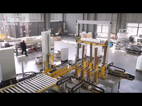 Pallet strapping machine pallet online wrapper pallet packing line