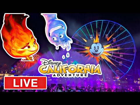 🔴Live! New Elemental short | World of Color Spectacular at California Adventure #disneyland #disney