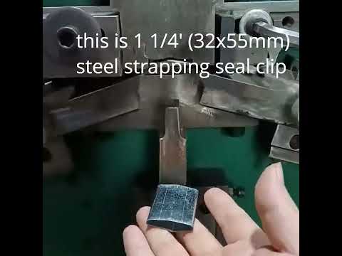 Reducing the cost more steel mills buying machine to make steel strapping clips themselves