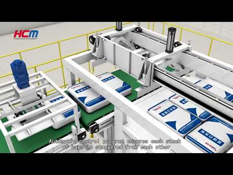 Full Automatic Packaging and stacking production line