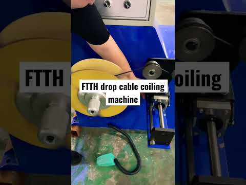 FTTH drop cable coiling machine-Hongkai Machinery