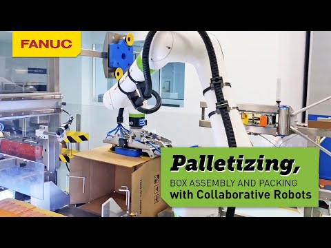 CRX Collaborative Robots: Cobot Packing and Palletizing