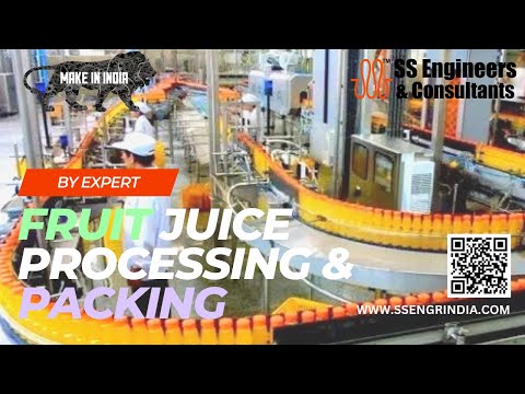 Fruit juice processing and packing 🧃| bottle filling and packing line #SSEC #SSENGRINDIA