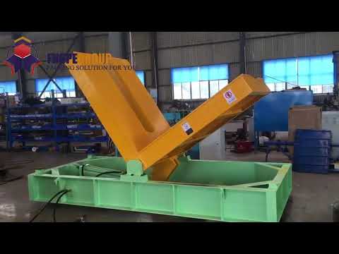 Hydraulic upender and tiler for spool, drum, and steel coil / FHOPE