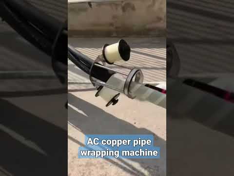 AC copper pipe wrapping machine