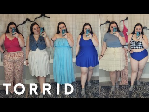 Torrid Inside the Dressing Room | Plus Size Summer Outfits &amp; Swim