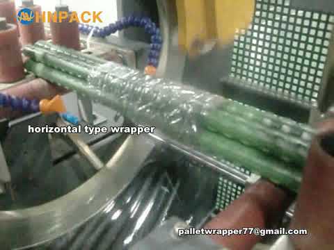 horizontal type wrapper for pipe orbital wrapper