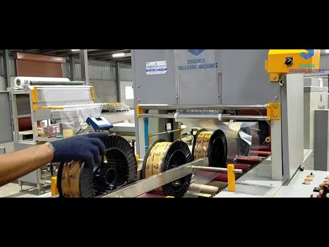 Fully Automatic Mig Welding Wire Spool Shrink Wrapping Machine