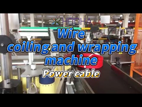 wire and cable coiling and wrapping machine for power cable wire and cable making machine