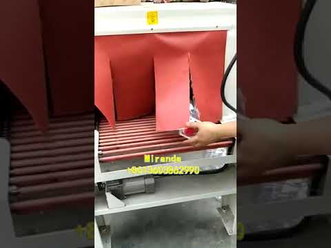 Automatic PE film Shrink Wrapping (wrapper) Machine for PET Bottle POF Box Perfum Packing Pen Wrap