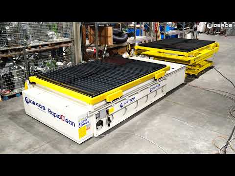 Pallet Changer for Plasma and Laser Cutting with Self-Cleaning Table - Sideros Engineering