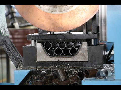 STM tube bundle cutting machine, automatic pipe cutting, Máquina Cortadora de tubos automática