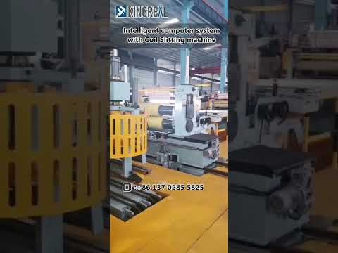 KINGREAL High Quality Steel Coil Slitting line Machine With Intelligent Computer System Monitoring