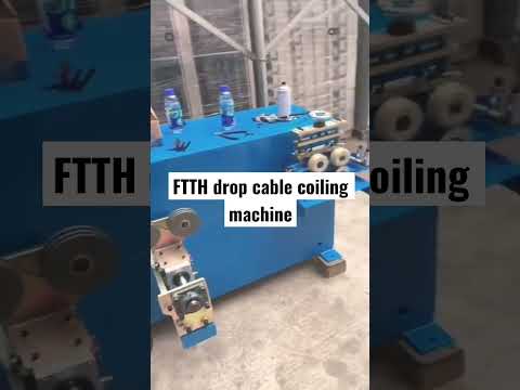 FTTH drop cable coiling machine-Hongkai machinery